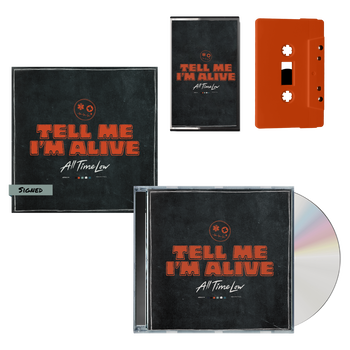 Tell Me I'm Alive CD + Cassette Bundle (Signed)